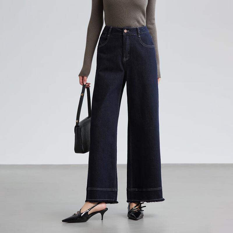 FivePlus Women's Straight-Leg Wide-Leg Jeans