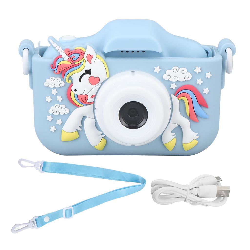 Kinderkamera, niedliches Doppelobjektiv, Autofokus, Fotografie, Videoaufnahme, Gaming, Musik, Digitalkamera, Spielzeug