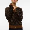 Cardigan imprimé léopard avec boutons dorés Femme VERO MODA