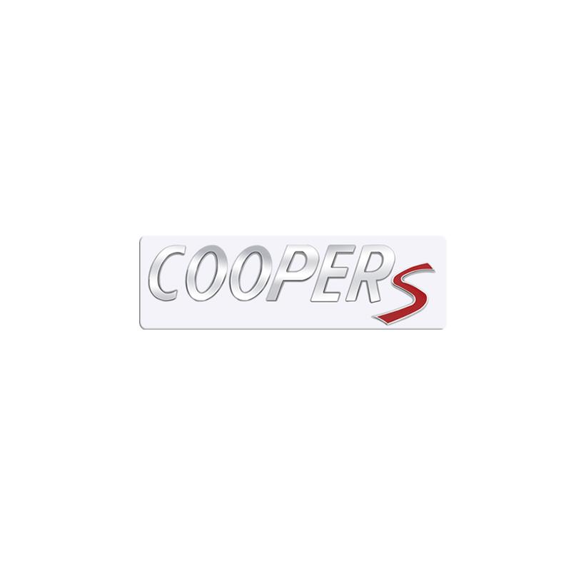 Metal 3D Badge ALL4 S Logo Car Rear Trunk Body Sticker Emblem For MINI COOPER S Clubman R55 R56 R57 R58 R59 F54 F55 F56 F57 JCW
