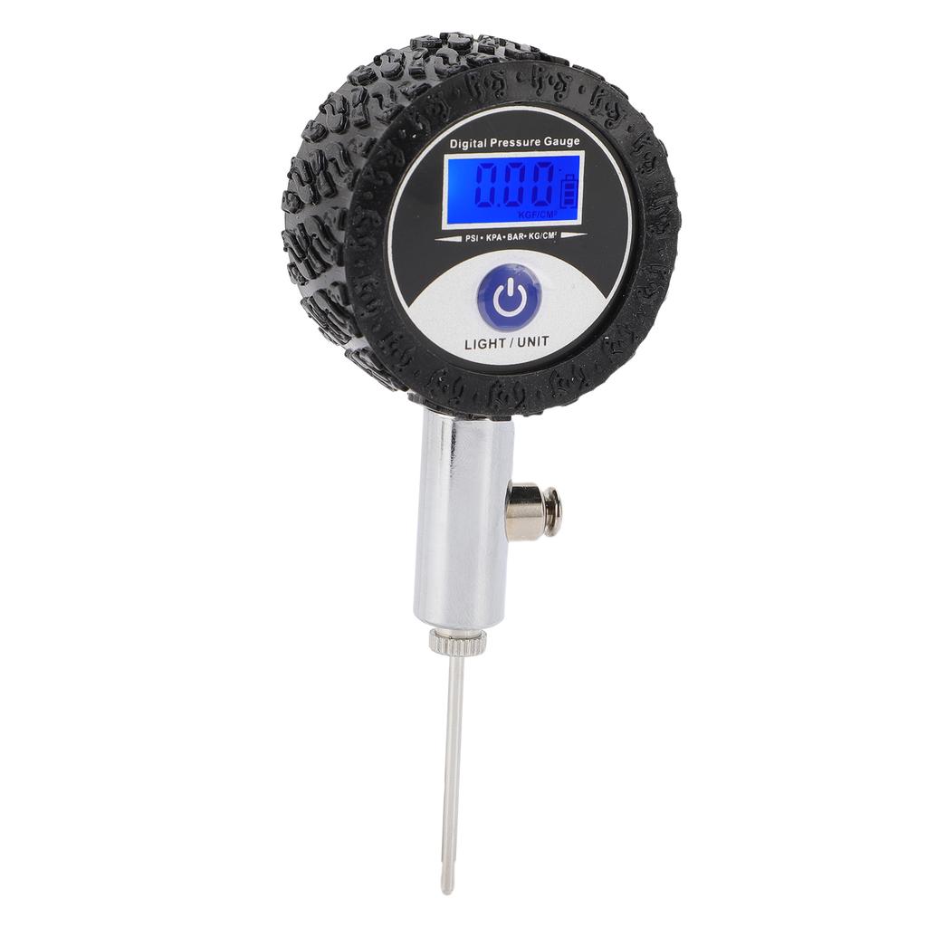 Digital Ball Pressure Gauge Electronic Ball Air Pressure Gauge with Rubber Protective Cover Detachable Needle for