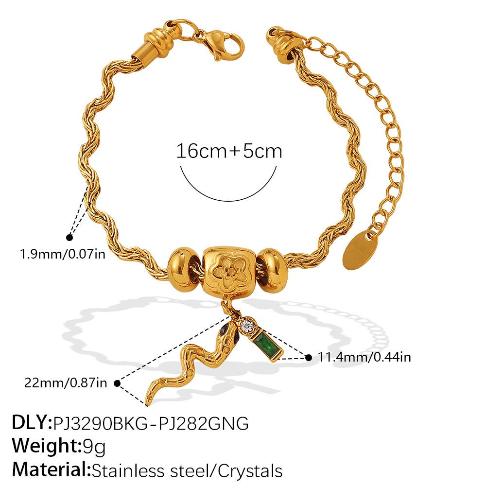 Bead-piercing Snake Bone Bracelet String Bracelet High-quality Positioning Bead Spacer Simple Fixed Bead Spacer Women's Model