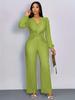 Autumn New Women's Clothing Solid Color Fashion Casual Versatile Jumpsuit