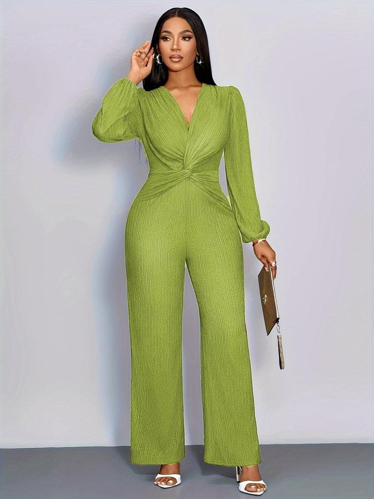 Autumn New Women's Clothing Solid Color Fashion Casual Versatile Jumpsuit