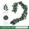 Fake Green Plant Simulation Leaves Eucalyptus Leaves Creeper Rattan Wedding Home Simulation Leaves Eucalyptus Rattan