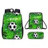Football Football Printed Children'S Student School Bag 17 Inch Elementary School Light Backpack