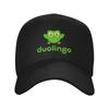 Custom Cute Mascot Owl DDuolingos Hot Classic Baseball Cap Sun Protection Women Unisexs Adjustable  Dad Hat Autumn