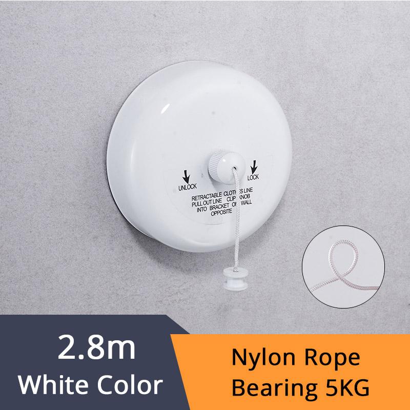 Bathroom Shelves Stainless Steel Antique Clothesline Nice Quality Single Line Hotel Style Clothes Drying Line For Bathroom