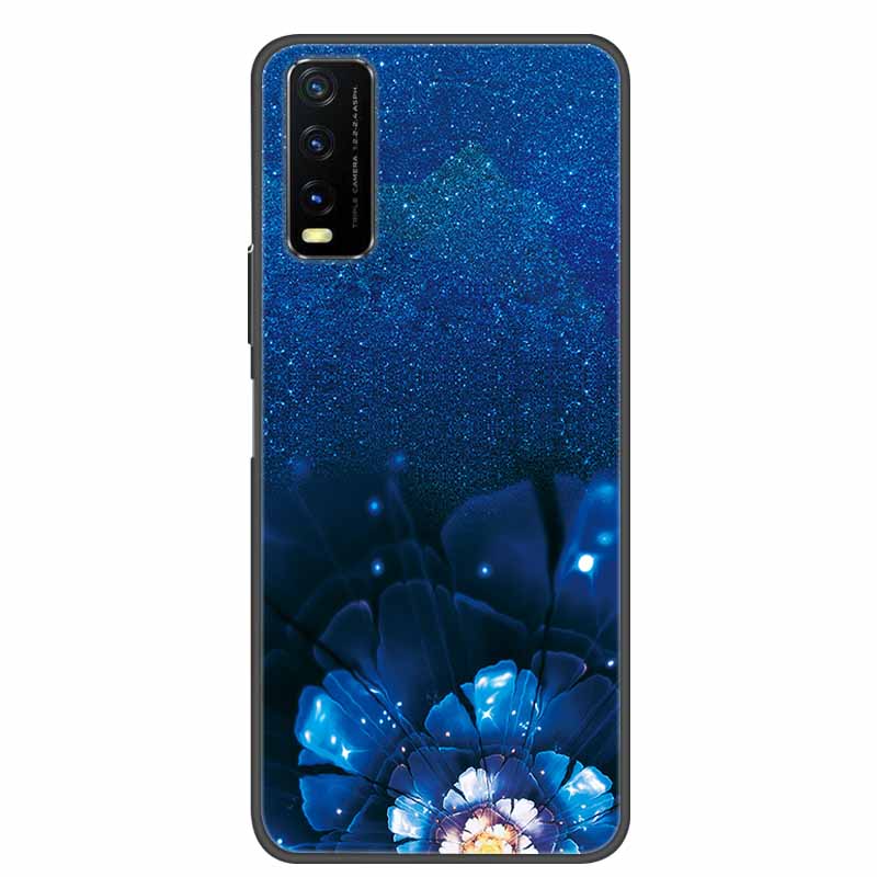For Vivo Y20 Case Marble Soft Silicone Back Case for Vivo Y20S Y20 S Y 20i Phone Cover for Vivo V2027 Y20i Coque Funda Bag