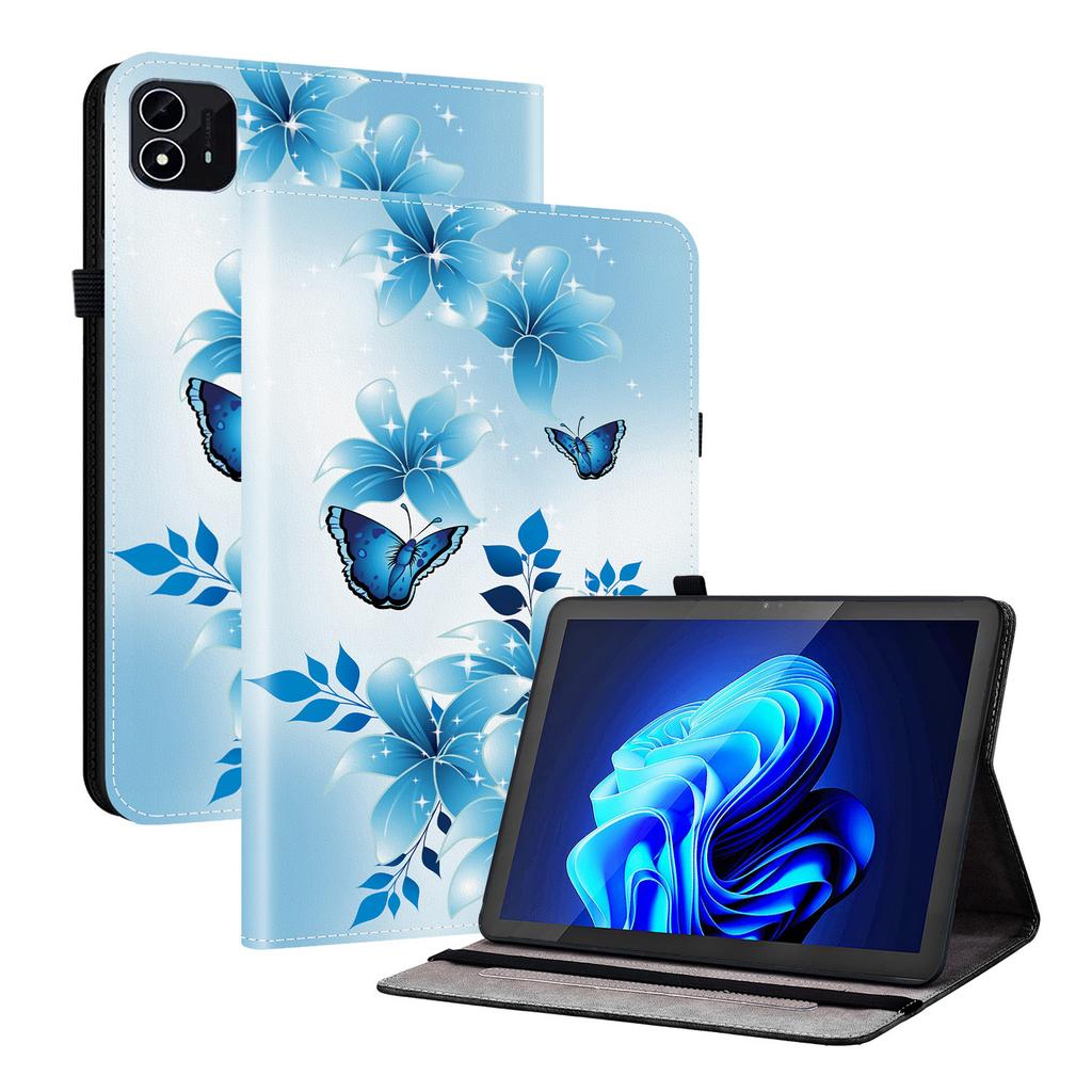 PU kožené pouzdro na tablet pro itel Pad One- 11 stylů! Odolný, se 2 sloty na stojánek, držákem na pero a sloty na karty, flexibilní zadní kryt z TPU