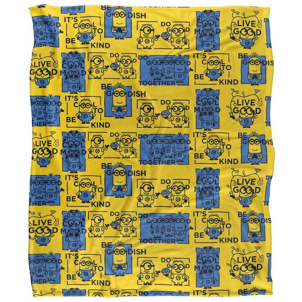 Minions Positivity Squares Blanket
