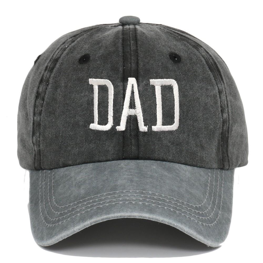 2pcs/set Retro Two-Tone Couple Mom Dad Baseball Cap Adjustable Washed Cotton Dad Hat Casual Baseball Hats For Man Women