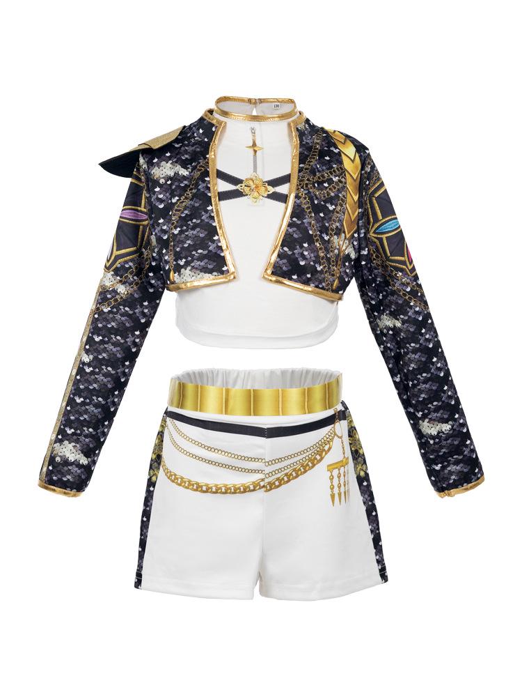 Lumi K/DA Girl Group Sequin Cosplay Costume for Kids - KPOP DEMONHUNTER Set