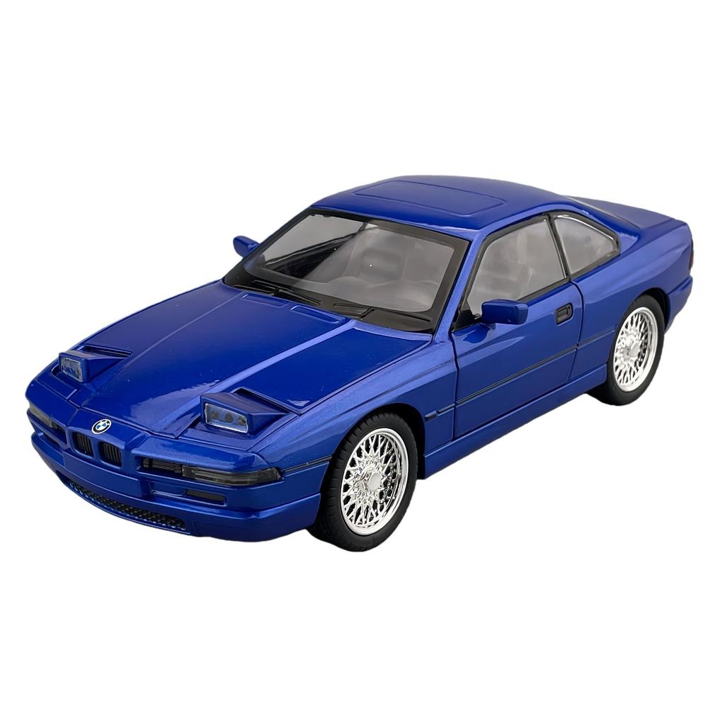 ENN 1:24 Csl850 Simulation Alloy Sports Car Model Sound and Light Pull Back Retro Car Model