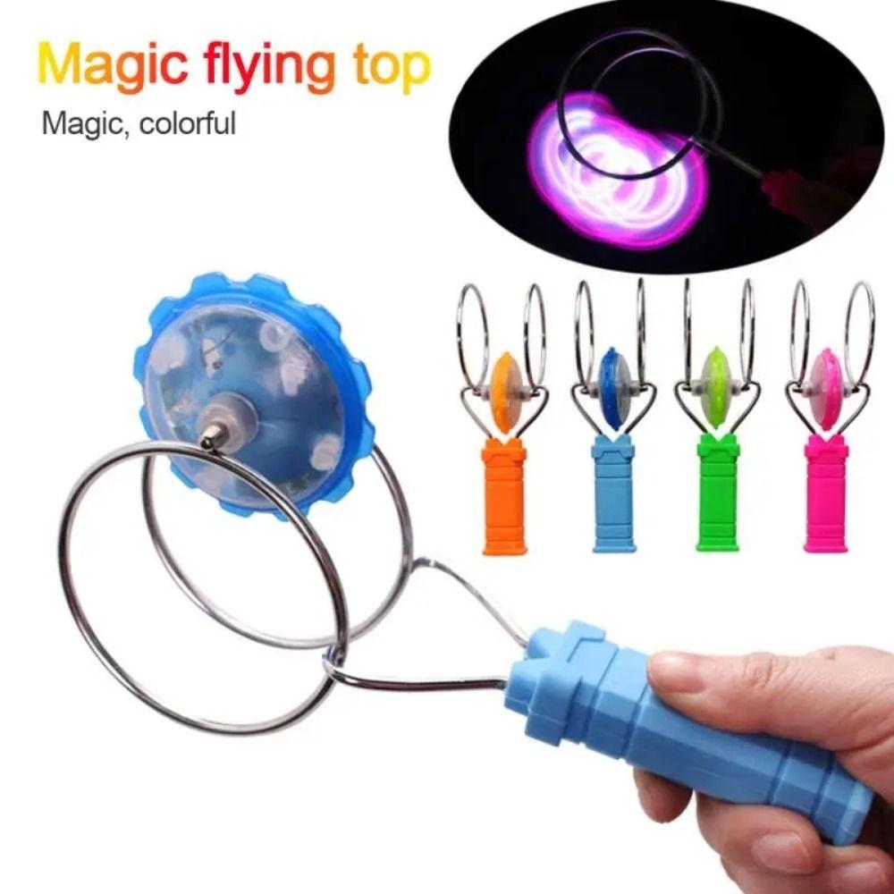 Rotating Luminous Gyroscope Colorful Magnetic Spinning Top Cool Toddler