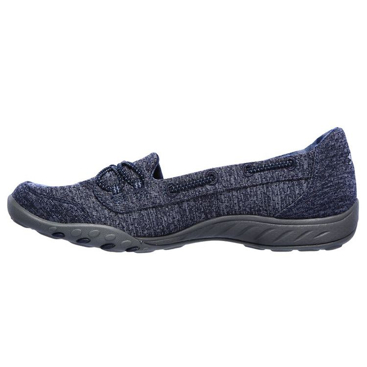 Skechers Breathe-Easy Удобные повседневные кроссовки с низкой посадкой Женские кроссовки Синие 23839-NVY 36.5