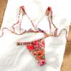Sexy Print Bikini Damen Zweiteiler Badeanzug Spitze