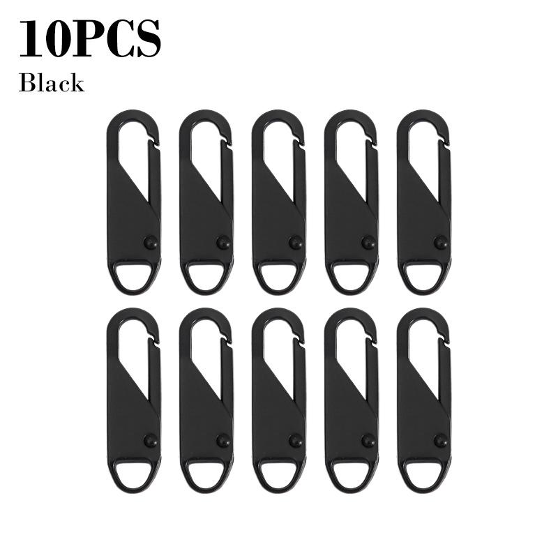 Reißverschluss-Schieber Werkzeuglos abnehmbarer Reißverschluss-Schieber Metalllegierung Abnehmbarer Reißverschluss-Schieber Universeller Ersatz-Reißverschluss-Schieber für Taschen, Kleidung