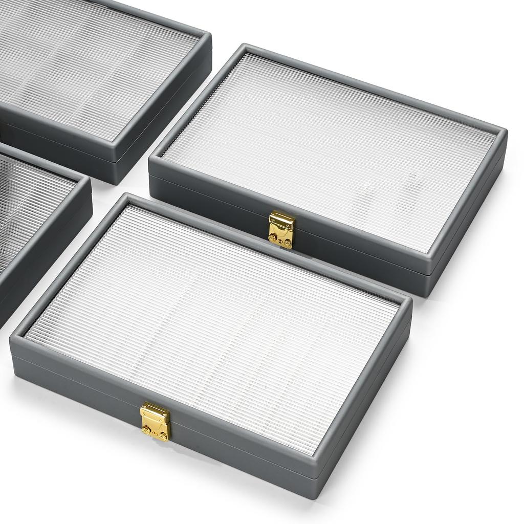 Oirlv Jewelry Tray with No Faux Leather Jewelry for Qualified Invoice X06501 Lid, Dividers, Box, Rings, Watches, Necklaces, Display, Storage, Luxury,