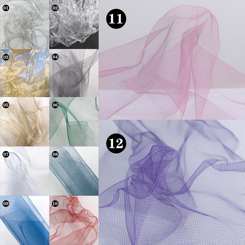50X95Cm Flexible Shapeable Wire Mesh Fabric for Wedding Decoration Art Material Metal Cloud Hard Fabrics Background Diy Sewing