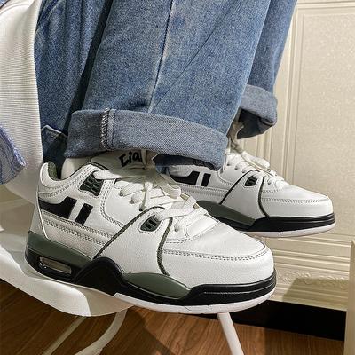 New Lightweight Casual Basketball Shoes Ins Super Fire Air Cushion Couple Running Shoes Shock-absorbing Platform Sports Shoes