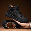 Men's Boots  Autumn and Winter Edition High Top Lace Up Men's Shoes Men's Casual Short Boots