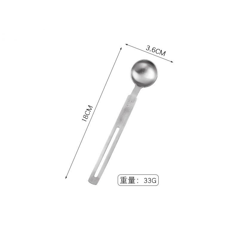 Handle Long Attractive Measuring Spoons In 304 Stainless Steel With Multiple Size Options