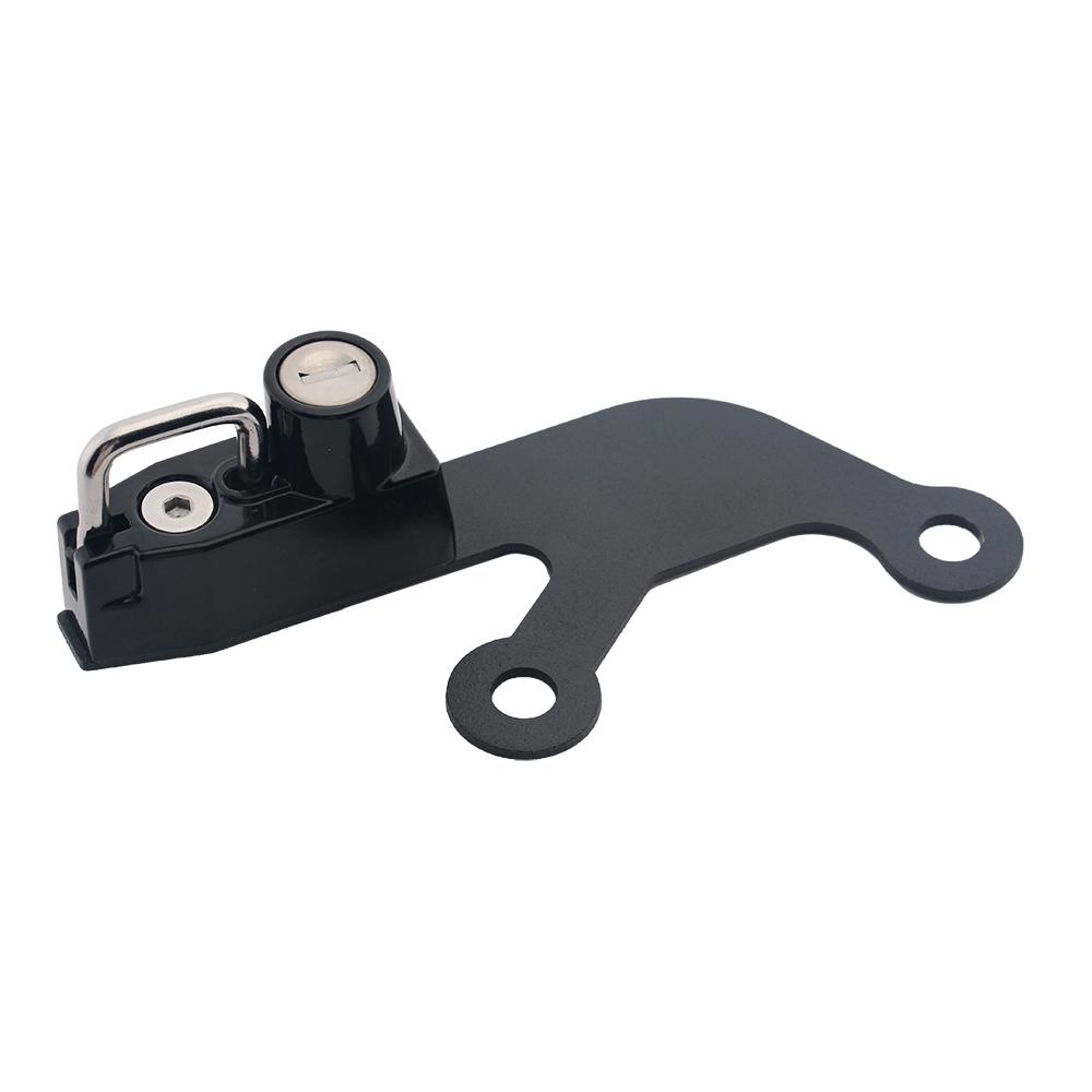 Helmet Lock For KAWASAKI Z650 NINJA 650 2017-2023 Z 650 Z-650 Motorcycle Accessories Rear Passenger Footrest Bracket Anti-theft