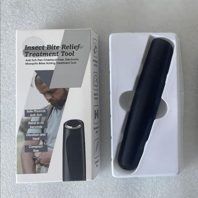 

For Itching Bite Insect Mosquito Portable Pen Relieve Adult Children Anti-itch Physical Itch Stick Stop Antipruritic No Battery чёрный
