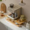 Creative Coffee Machine Storage Racks Wooden Countertop Cups Office Holders Racks Display Shelf Organizer Shelves Kitchen