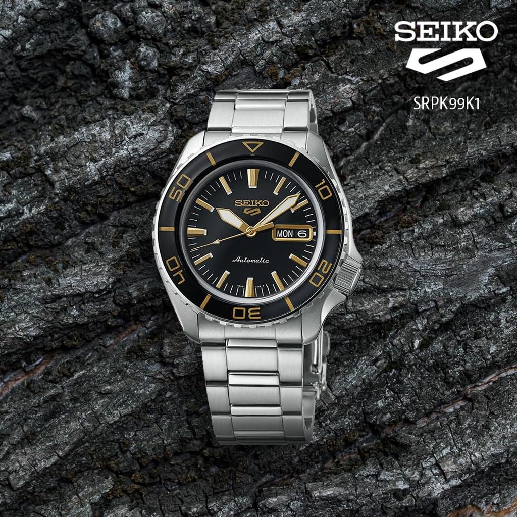 Seiko analog Analog men's watch. , Black, watch.