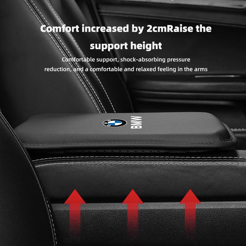 BBKP7 PU Leather Car Armrest Cushioned Pad Interior Protector For BMW X1 X2 X3 X5 X4 X6 X7 G30 G20 G32 G11 G12 F40 F30 F20 F10 F34 F07
