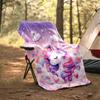 1PC Unicorn on the Clouds blanket, al season lightweigh Poster blanket home office outdoor nap multifunc Poster blanketional blanket
