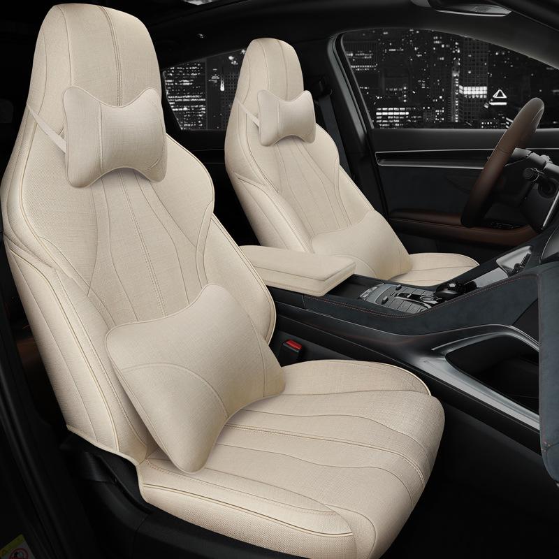 BYD Song PLUS Full Coverage Linen Seat Cushion for Five-Seater