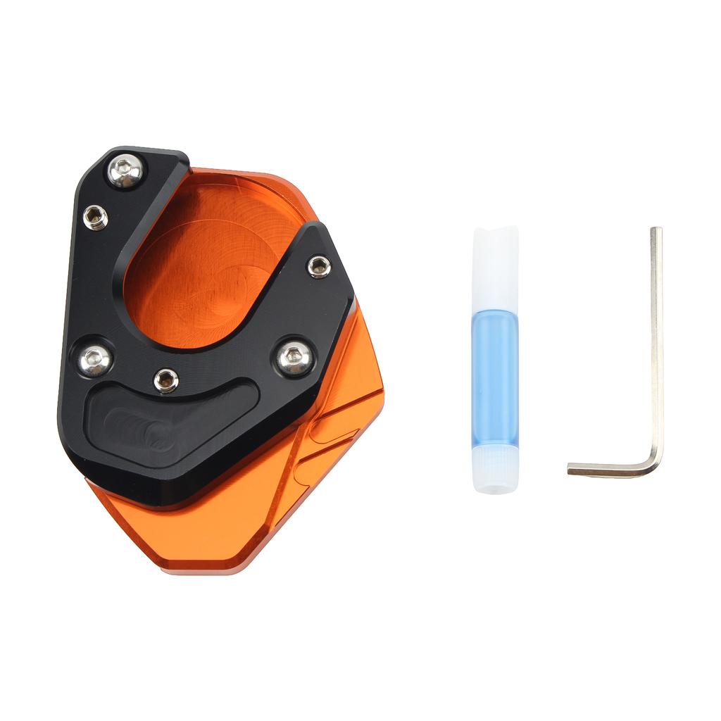 Motorcycle Side Stand Enlarger for KTM Duke 125 200 390 690 SMC Kickstand Enlarge Plate Pad CNC Aluminium Accessories