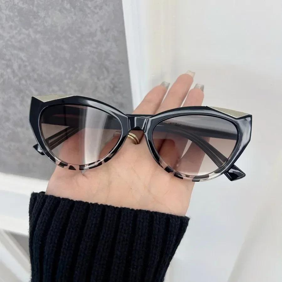 Designer Cat Eye Sunglasses Women Men Vintage Brand Gradient Sun Glasses Female Male Small Frame Retro