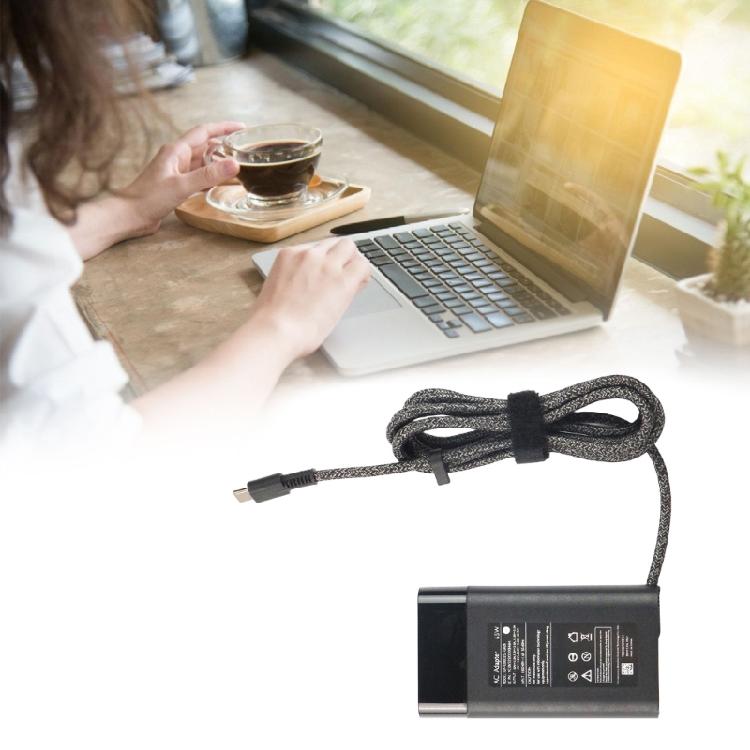 Universal 20V 3.25A 65W USB C Laptop Charger Efficient Power Delivery for Travel