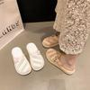 Fashion versatile beach casual soft sole stepping on shit hole shoes foreign style soft sole slippers 2025 autumn new Internet celebrity Korean versi