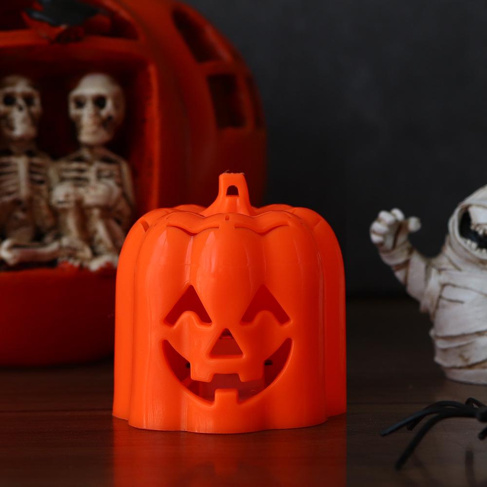 Halloween Pumpkin Ghost Lamp: Night Light & Horror Atmosphere Decor