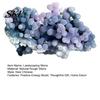 Smooth Polished Rocks Natural Grape Agate Crystal Cluster, Mineral Gemstone, Stone Tranquility Stones for Aquarium Terrarium Decor, Unique Gift