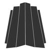 For BMW 5 Series G30 2018-2025 B/C Pillar Stickers - PC Window Decorative Trim for Middle Pillar,Car Exterior Accessories 2019