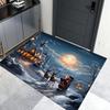 Cross-border Christmas Cartoon Entrance Mat for Hallway or Living Room Decor