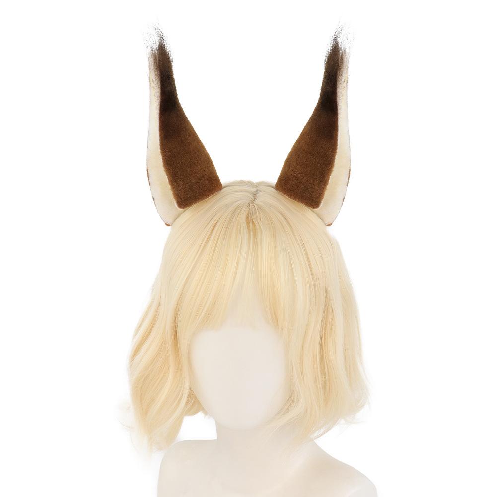 Yiran Sexy Lingerie Unisex Kids Simulation Squirrel Ear Headband Cosplay Handmade Animal Ear Party Ball Plush Headdress Comic Show Party Props