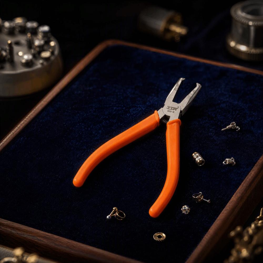 8mm Cutting Capacity Wire Cutter Pliers 90 Degree Bent Jaw Bent Nose Pliers Electronics Repair