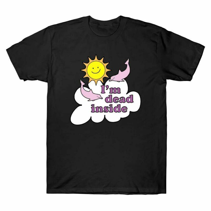 Cheerful Tshirt Unisexs Dolphins Sunshine Tee Im And Sleeve Short Inside Dead S