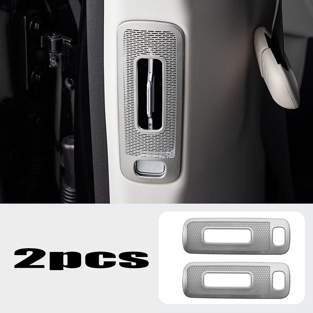 For Zeekr 9X 2025 2026 Car Second Row B-pillar Air Outlet speakers Dust Proof Horn Cover Panel Interior Accessories