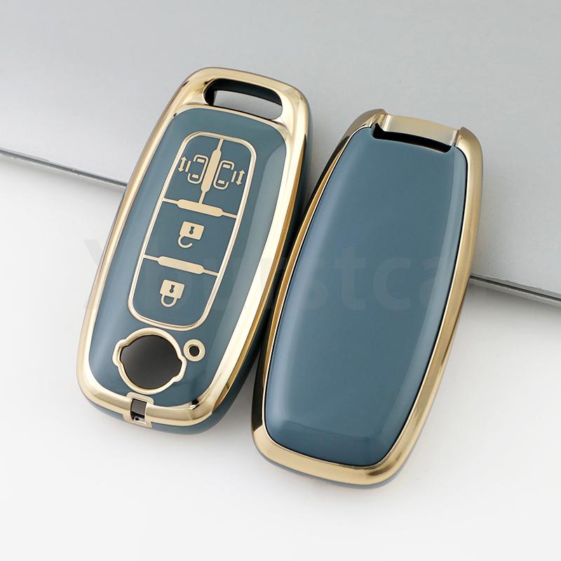4 Buttons TPU Key Case Holder Cover For Nissan Kicks X Trail T33 Ariya Altima Rogue Juke Qashqai J12 Bluebird Sylphy Accessories