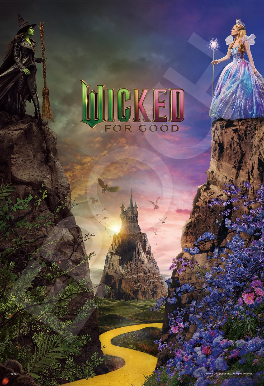 EPOCH Jigsaw Wicked x Includes and Score Ticket 300-Piece Puzzle, (26 38cm), 28-216s, Glue, Spatula,