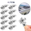 Solar Panel Mounted Grounding Clip Solar PV Mounting System Ground Lug Standard Grounding Clip Buckle Terminal Bracket
