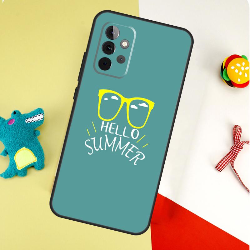 

Привет, летние цветы Чехол для телефона Samsung Galaxy A55 A35 A15 A54 A34 A14 A53 A33 A13 A05 A06 A16 A22 A32 A52 Samsung A55